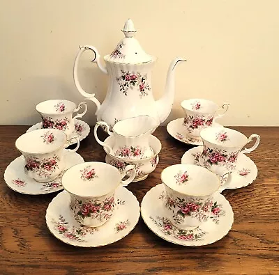 Buy Royal Albert Lavender Rose Tea Dinner China Teapot, Butter, Plates Trio Coffee • 89£