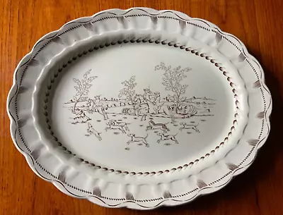 Buy Antique Liverpool  Hunt Plate By Booths Silicon China Staffordshire Circa 1912 • 24.99£