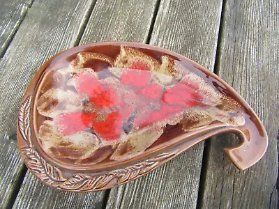 Buy Vintage Midcentury  Vallauris Style Foreign  Art Pottery Shallow Bowl  Platter • 10.95£