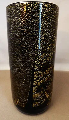 Buy Mtarfa (Malta) Gold Flecked 6.75  Glass Vase • 12.99£