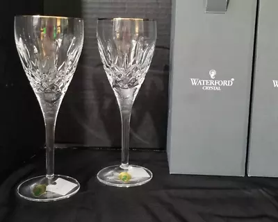 Buy Waterford 'Lismore Nouveau' Handcut Crystal Wine Glasses, Set Of 2, New In Box • 150.85£