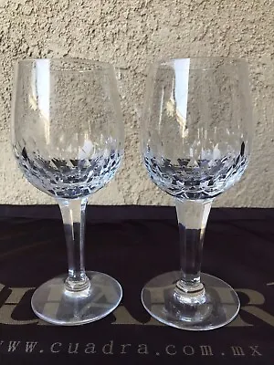 Buy Set Of 2 Royal Doulton Clarendon Crystal Lead 6 3/8  Wine Glasses • 74.65£