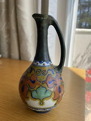 Buy Decorative Beek Gouda Pottery, Ewer Type Jug From 1920s 18.5cm High  • 45£