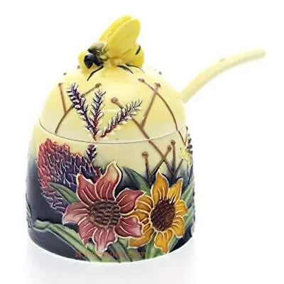 Buy Old Tupton Ware Summer Bouquet Design Honey Pot & Spoon TW1360 • 26.95£