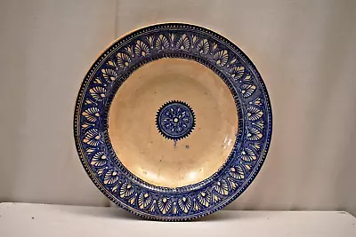 Buy Antique Transferware Plate Dish Blue Tancrede Pattern Porcelain Ceramic Decor 82 • 73.92£