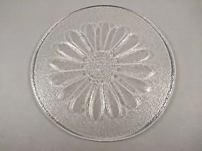 Buy 1970s Dartington Butter Platter Clear Glass Daisy Collection Frank Thrower  • 12.99£