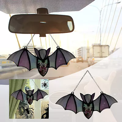 Buy Small Chain For Hanging Halloween Bat Stained Glass Suncatcher Window Hanging • 6.83£