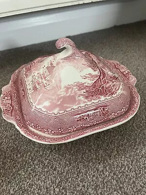 Buy Royal Staffordshire Jenny Lind Red Tureen And Lid (serving Dish With Lid) • 20£