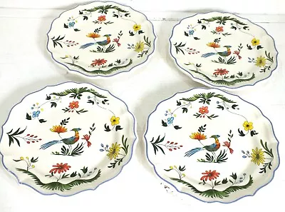 Buy Gien 'oiseaux De Paradis'  Plates - 9” X Set Of 4 Plates • 49.99£