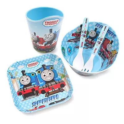 Buy Finex Thomas The Train 5 Pcs Kids Feeding Eating Set - Bowl Plate Cup Spoon Fork • 25.61£