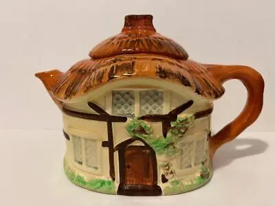 Buy Vintage / Retro Burlington Ware Devon Cobb Cottage Teapot • 6.99£