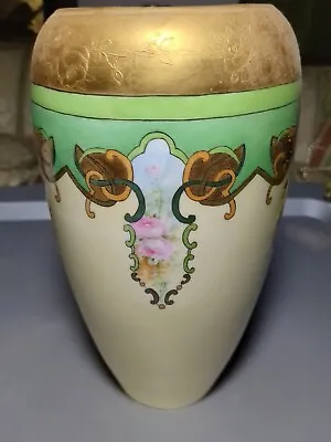 Buy Hand-painted Antique Belleek Willets Vase 10  Tall  • 140.19£