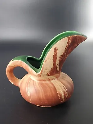 Buy Vintage Romco Rocky Mountain Pottery Swirled Faux Bois/Wood Finish Pitcher • 12.51£