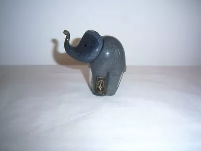 Buy Vintage Hand Made Langham Glass Grey Elephant Figurine/paperweight - Height 3  • 9.50£