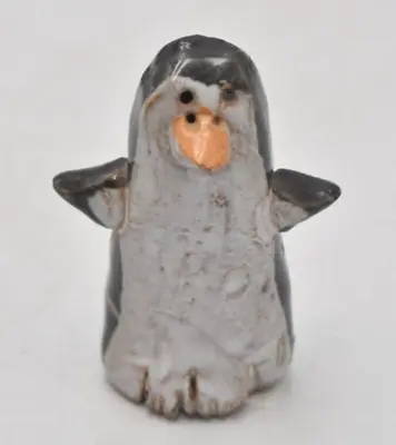 Buy Vintage Studio Pottery Penguin Figurine Statue Ornament Clay • 9.95£