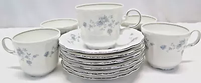 Buy Lot Of 6 Johann Haviland Blue Garland China Tea Cups Coffee Mugs & Saucers • 33.52£