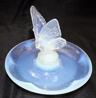 Buy SABINO PARIS France Opalescent ART GLASS Butterfly RING / PIN DISH • 170.97£