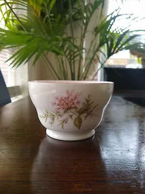 Buy Vintage Crown Trent Fine Bone China Sugar Bowl VGC Pink Floral Staffordshire • 5.99£
