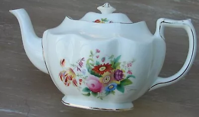 Buy English Bone China Coalport 2 Pint Junetime Design Tea Pot Flowers D.capey • 28£