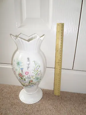Buy AYNSLEY ~ Wild Tudor ~ Vase ~ Fine Bone China ~ APROX 11  Tall • 6.99£