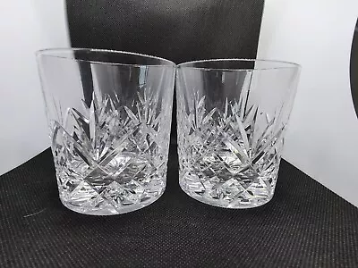 Buy Set Of 4 Royal Doulton Juliette Double Old Fashioned Whiskey Glasses Etched Mark • 24.99£