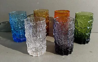 Buy Retro Whitefriars - Geoffrey Baxter - Long Drink - Glasses - Set Of 6  - 1960s - • 285£