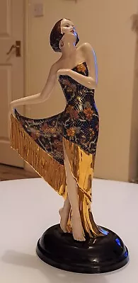 Buy Coalport The Flapper Art Deco Lady Figurine Limited Edition  No. 333/2000 • 220£