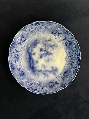 Buy Vintage Royal Doulton Burslem Blue & White Geneva Bowl 1850-1890’s • 19.99£