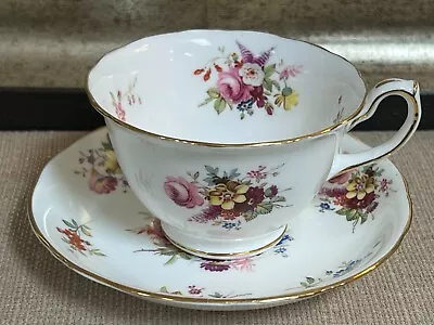 Buy Hammersley & Co. Bone China Floral Pattern Teacup And Saucer • 47.34£