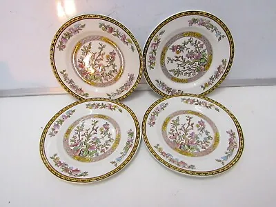 Buy A Set Of 4 X Washington Pottery Indian Tree Tea Plates (G) • 7.99£