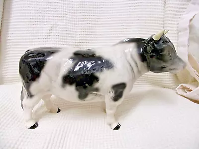 Buy Melba Ware Cow Figurine Black And White 29cm Long 18cm Height #3104 • 19.99£