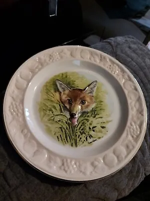 Buy Royal Worcester Palissy Embossed 3D Style Plate FOX • 5£