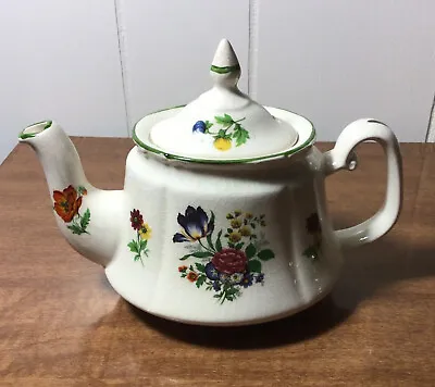 Buy Price Kensington Potteries #3983 Made In England, Oporto Floral Teapot Porcelain • 20.87£