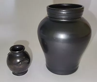 Buy Two Pieces Dicker ? Merlin ? Brickhurst ? Pottery Miniature Urn Small Vase • 13.99£