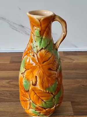 Buy Rare Sylvac Autumn Leaf Design Vase / Bud Vase Jug 5501. 8.5 Inches Tall. • 18.99£