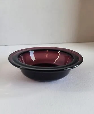Buy Vintage Hazel Atlas Moderntone Amethyst  Purple Glass Berry Bowl 5in • 21.94£