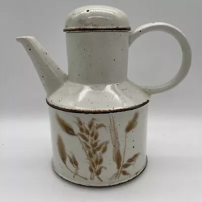 Buy Vintage Wedgwood Midwinter Stonehenge Wild Oats Teapot Pot With Lid 7 1/2” • 30.25£