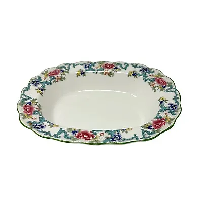 Buy Royal Doulton Vegetable Serving Bowl Floradora Green English Fine China 10.5  • 26.90£