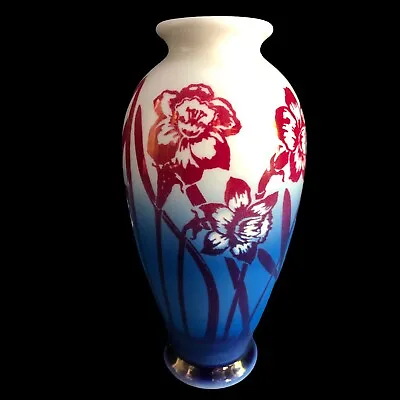 Buy Art Deco Style Staffordshire England Vase Moorland Chelsea Works Burslem • 50.07£