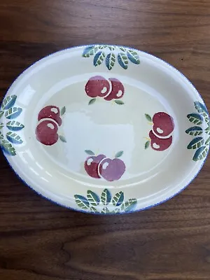 Buy Poole Pottery Dorset Fruits Apples Large 14  Oval Serving Platter • 25£