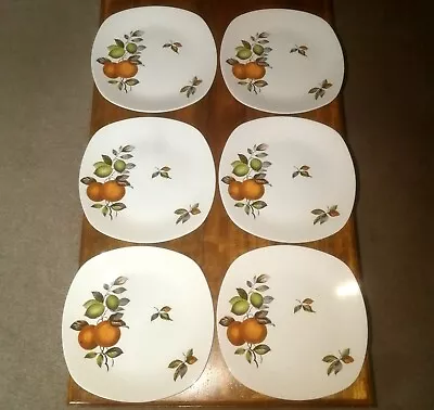 Buy 6 X Vintage Stylecraft Midwinter Oranges & Lemons Dinner Plates 24 Cm 9.5 Inch • 9.99£
