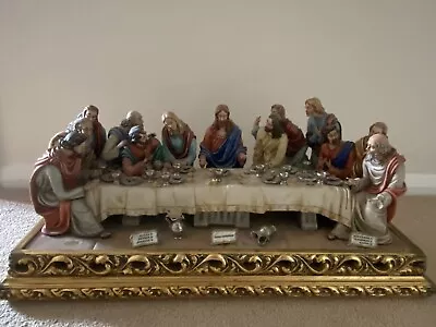 Buy Capodimonte Porcelain Large Figurine 'The Last Supper' Made In ITALY • 2,250£