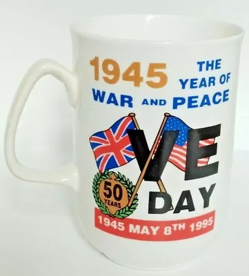 Buy VE Day Fine Bone English China Cup 50th Anniversary  James Dean Pottery 1995  • 12.99£