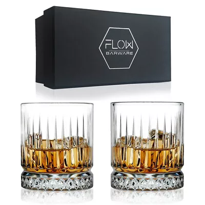Buy GEO Whiskey Glasses Bar Gift Scotch, Gin, Bourbon G&T Glass Tumblers BOXED • 17.95£