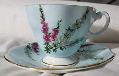 Buy EB Foley Teacup And Saucer Cup #2535 HIGHLAND HEATHER Rare Excellent! England • 46.99£