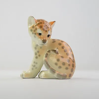 Buy USSR Porcelain, Animal, Cheetah Cub • 15£