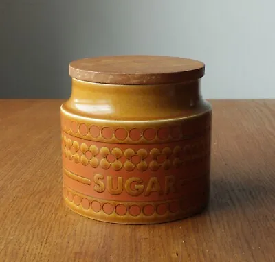 Buy Vintage 1970s Hornsea Saffron Sugar Jar • 11.99£