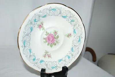Buy Adderley Floral & Figurine Fine Bone China Saucer Made In England Replacement • 9.49£