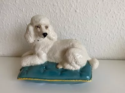 Buy Beswick White Poodle On A Cushion Model 2985 • 50£