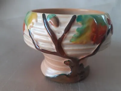 Buy Carlton Ware : Day Oak : Small Footed Pot / Sugar Bowl : Art Deco • 19.50£